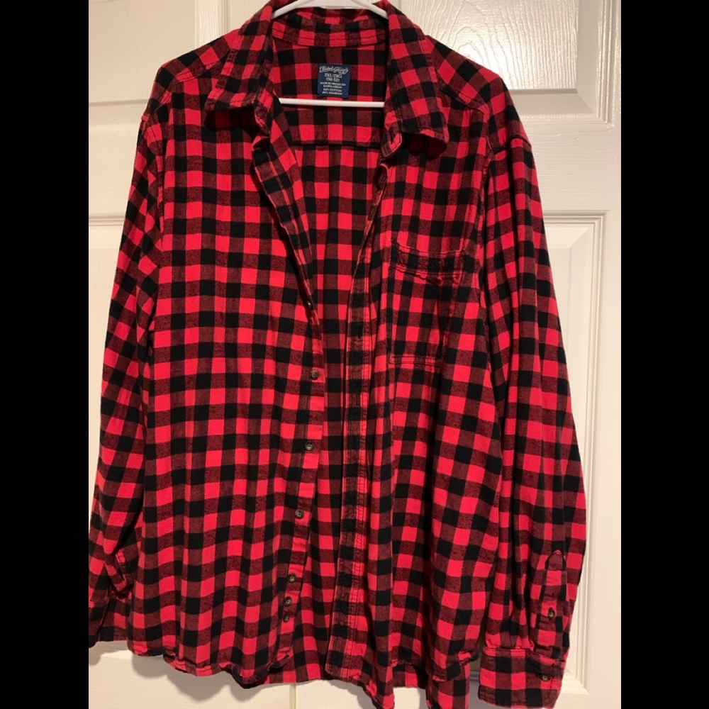 Flannel red/black checks shirt men’s /woman